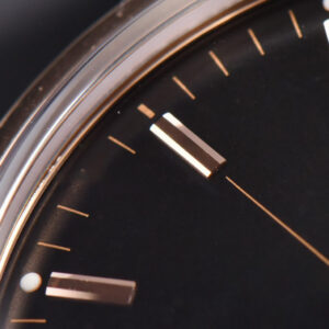 Transocean Day & Date V7F 43MM RG Black Dial Black Leather Strap Clone CA145 - Image 5