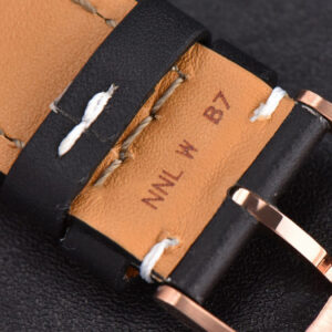Transocean Day & Date V7F 43MM RG Black Dial Black Leather Strap Clone CA145 - Image 14