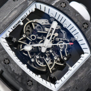RM055 42.7mm Bubba Watson ZF Black NTPT White Skeleton Dial Black Rubber Strap NH05 - Image 2