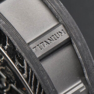 RM055 42.7mm Bubba Watson ZF Black NTPT White Skeleton Dial Black Rubber Strap NH05 - Image 4