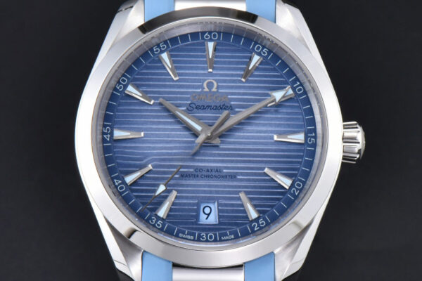 Aqua Terra 150m 41mm VSF Summer Blue Dial Rubber Strap A8900