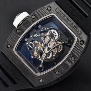 RM055 42.7mm Bubba Watson ZF Black NTPT White Skeleton Dial Black Rubber Strap NH05 - Image 13