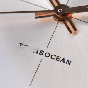 Transocean Day & Date V7F 43MM RG Silver Dial Brown Leather Strap Clone CA145 - Image 10
