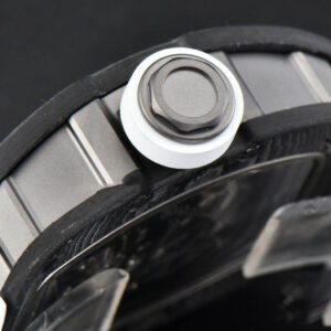 RM055 42.7mm Bubba Watson ZF Black NTPT White Skeleton Dial White Rubber Strap NH05 - Image 3