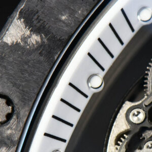 RM055 42.7mm Bubba Watson ZF Black NTPT White Skeleton Dial Blue Rubber Strap NH05 - Image 5