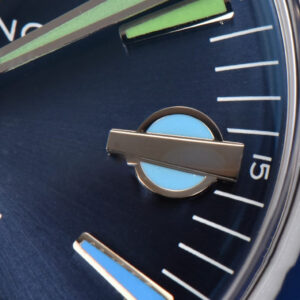SuperOcean Heritage 42mm SS GF Blue Ceramic Blue Dial Rainbow Marker Mesh Bracelet A2824 - Image 19