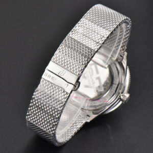 SuperOcean Heritage 42mm SS GF Black Ceramic Black Dial Rainbow Marker Mesh Bracelet A2824 - Image 17