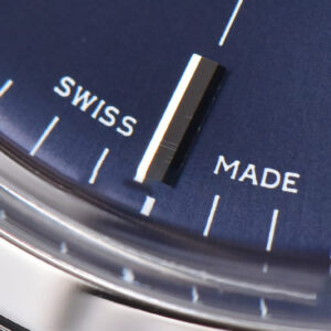 Transocean Day & Date V7F 43MM Blue Dial Black Leather Strap Clone CA145 - Image 16