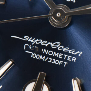 SuperOcean Heritage 42mm SS GF Blue Ceramic Blue Dial Mesh Bracelet A2824 - Image 23