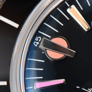 SuperOcean Heritage 42mm SS GF Black Ceramic Black Dial Rainbow Marker Mesh Bracelet A2824 - Image 20
