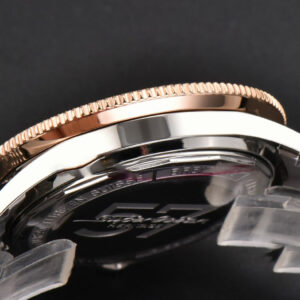 SuperOcean Heritage 42mm RG/SS GF Black Ceramic Black Dial Mesh Bracelet A2824 - Image 27