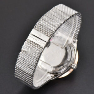 SuperOcean Heritage 42mm RG/SS GF Black Ceramic Black Dial Mesh Bracelet A2824 - Image 28