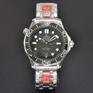 Seamaster Diver 300M 42mm ORF Green Ceramic Green Dial SS Bracelet A8800 - Image 17