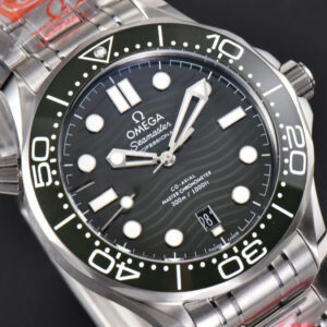Seamaster Diver 300M 42mm ORF Green Ceramic Green Dial SS Bracelet A8800 - Image 25