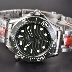 Seamaster Diver 300M 42mm ORF Green Ceramic Green Dial SS Bracelet A8800 - Image 26