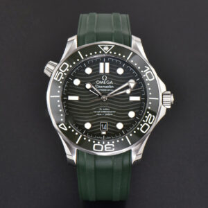 Seamaster Diver 300M 42mm ORF Green Ceramic Green Dial Green Rubber Strap A8800 - Image 24