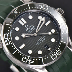 Seamaster Diver 300M 42mm ORF Green Ceramic Green Dial Green Rubber Strap A8800 - Image 40