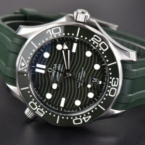 Seamaster Diver 300M 42mm ORF Green Ceramic Green Dial Green Rubber Strap A8800 - Image 42