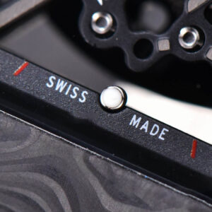 RM035-02 KVF Skeleton Dial White on Black Rubber Strap MIYOTA8215 V3 - Image 2