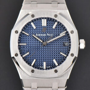 Royal Oak 15500 41mm APSF Blue Textured Dial SS Bracelet A4302