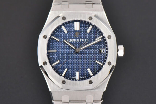 Royal Oak 15500 41mm APSF Blue Textured Dial SS Bracelet A4302