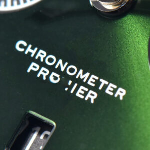 Premier B01 Chrono GF 42MM Green Dial Green Leather Strap A7750 - Image 3