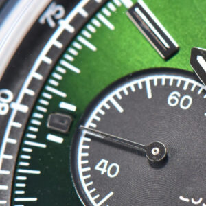 Premier B01 Chrono GF 42MM Green Dial Green Leather Strap A7750 - Image 5