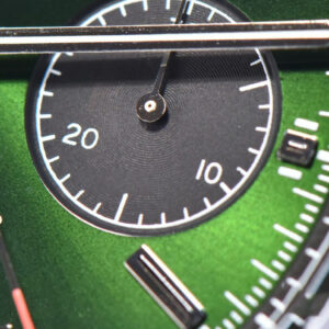 Premier B01 Chrono GF 42MM Green Dial Green Leather Strap A7750 - Image 6