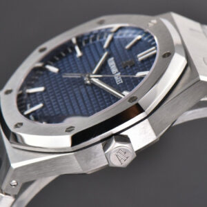 Royal Oak 15500 41mm APSF Blue Textured Dial SS Bracelet A4302 - Image 5
