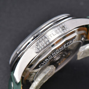 Premier B01 Chrono GF 42MM Green Dial Green Leather Strap A7750 - Image 9