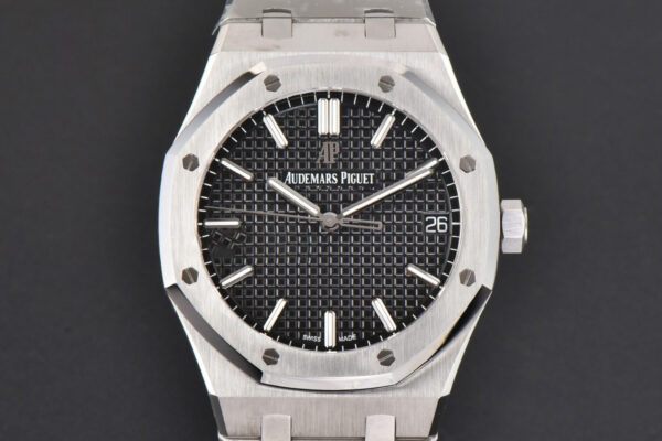 Royal Oak 15500 41mm APSF Black Textured Dial SS Bracelet A4302