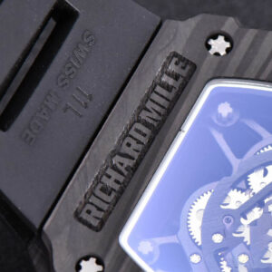 RM035-02 KVF Skeleton Dial White on Black Rubber Strap MIYOTA8215 V3 - Image 15