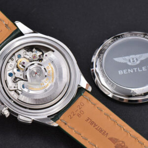 Premier B01 Chrono GF 42MM Green Dial Green Leather Strap A7750 - Image 20
