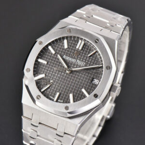 Royal Oak 15500 41mm APSF Gray Textured Dial SS Bracelet A4302 - Image 4