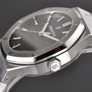 Royal Oak 15500 41mm APSF Gray Textured Dial SS Bracelet A4302 - Image 5