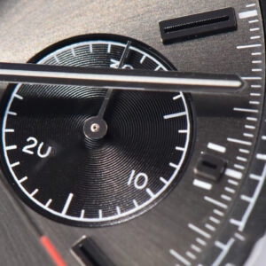 Premier B01 Chrono GF 42MM Gray Dial Black Leather Strap A7750 - Image 12