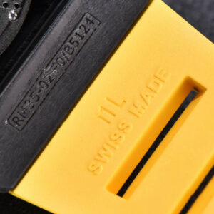 RM035-02 KVF Skeleton Dial Red on Yellow Rubber Strap MIYOTA8215 V3 - Image 17