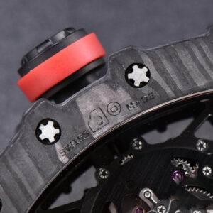 RM035-02 KVF Skeleton Dial Red on Yellow Rubber Strap MIYOTA8215 V3 - Image 18