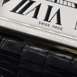 Tank Must Large 33.7×25.5mm Diamond K11F White Dial Black Croc Strap Quartz - Image 15