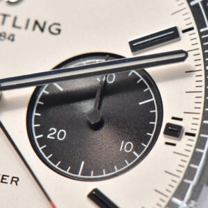 Premier B01 Chrono GF 42MM White Dial Black Subdial Black Leather Strap A7750 - Image 16