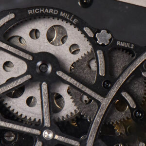 RM055 Real Ceramic 47.5mm BBR Skeleton Dial Silver Hands Black Rubber Strap RMUL2 - Image 15
