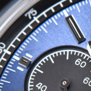 Premier B01 Chrono GF 42MM Blue Dial Blue Leather Strap A7750 - Image 8