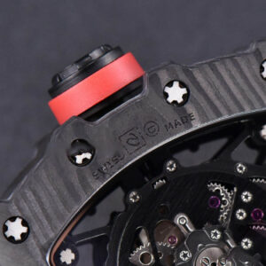 RM035-02 KVF Skeleton Dial Red on Green Camouflage Rubber Strap MIYOTA8215 V3 - Image 17