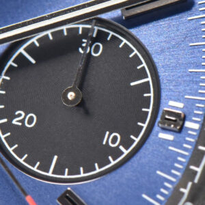 Premier B01 Chrono GF 42MM Blue Dial Blue Leather Strap A7750 - Image 12
