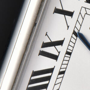 Tank Must Large 33.7×25.5mm K11F White Dial Black Litchi Grained Strap Quartz - Image 19