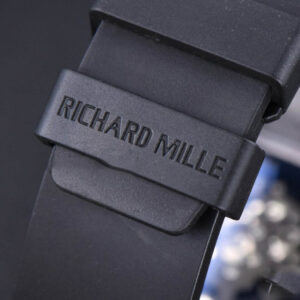 RM035-02 KVF Skeleton Dial Red on Black Rubber Strap MIYOTA8215 V3 - Image 6
