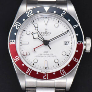 Black Bay GMT Pepsi Blue/Red 41mm ZF White Dial SS Bracelet A2836