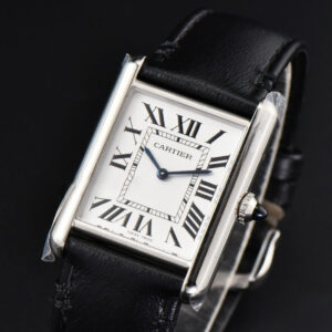 Tank Must Large 33.7×25.5mm K11F White Dial Smooth Black Strap Quartz - Image 12