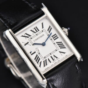 Tank Must Large 33.7×25.5mm K11F White Dial Smooth Black Strap Quartz - Image 17