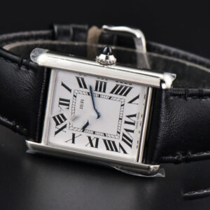 Tank Must Large 33.7×25.5mm K11F White Dial Smooth Black Strap Quartz - Image 18
